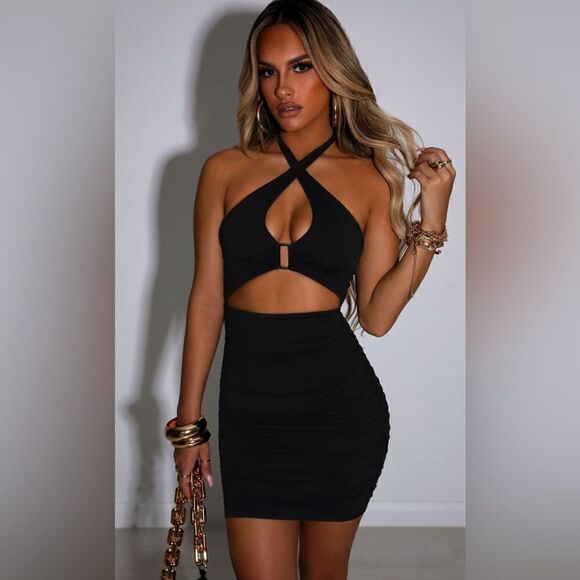 BABYBOO Annetta Mini Dress - Black NEW with Tags - Picture 8 of 10